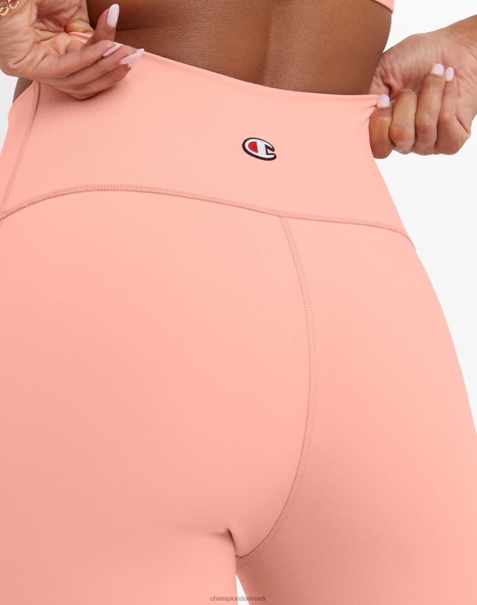 Champion soft touch 7/8 strømpebukser c logo 25 V6J661281 lyserød stjerne