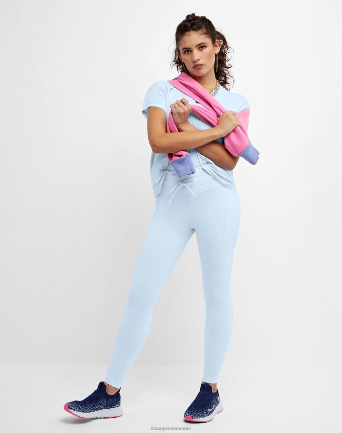Champion soft touch leggings med snoretræk 25 V6J661282 ciel blå
