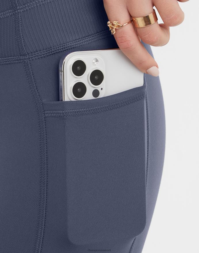 Champion soft touch leggings med snoretræk 25 V6J661283 klassisk himmelblå