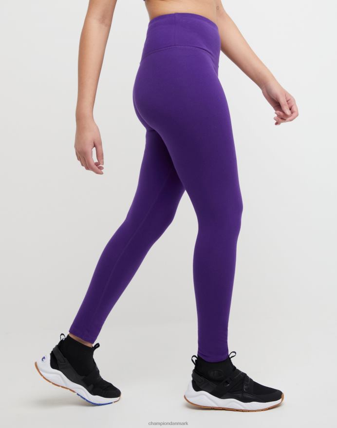 autentiske 7/8 tights blok champion logo 25 V6J661295 rig lilla
