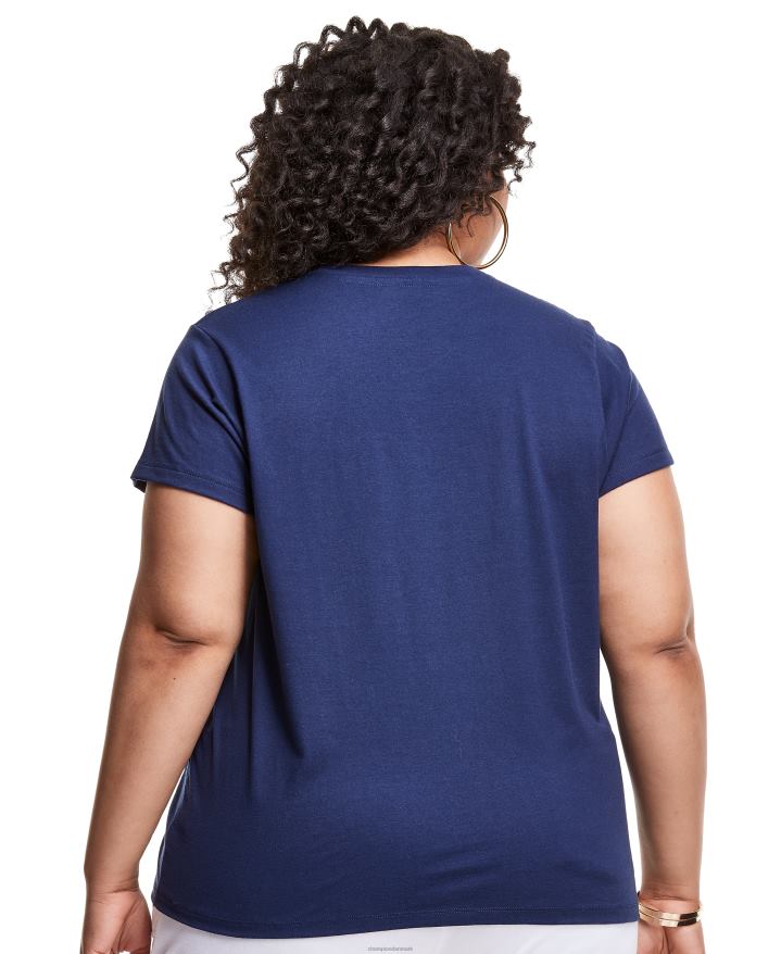 Champion plus klassisk tee script logo V6J661656 atletisk flåde