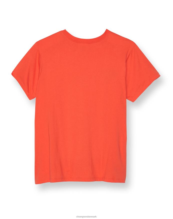 Champion plus letvægts t-shirt script logo V6J661650 valmueappelsin