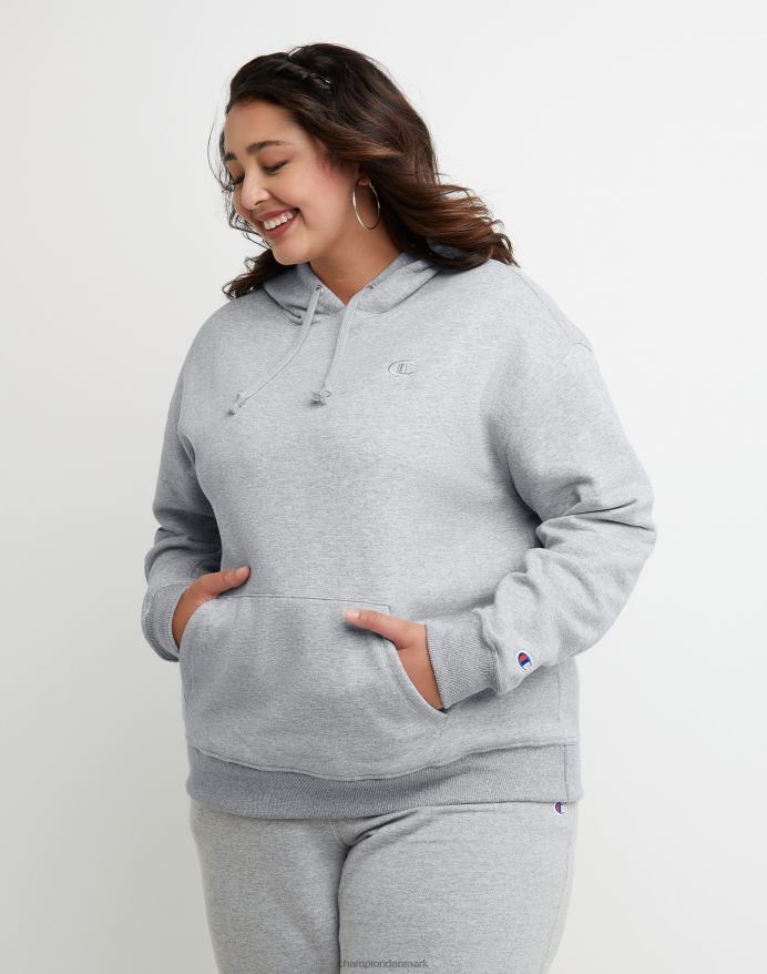 Champion plus powerblend hættetrøje V6J661628 oxford grå
