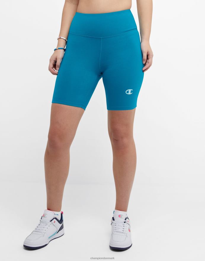 Champion autentiske cykelshorts hd incline c logo 7 V6J661447 rockin blågrøn