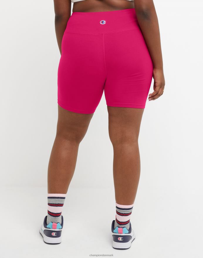 Champion autentiske cykelshorts hd inline c logo 8 (plus size) V6J661437 strawberry rouge