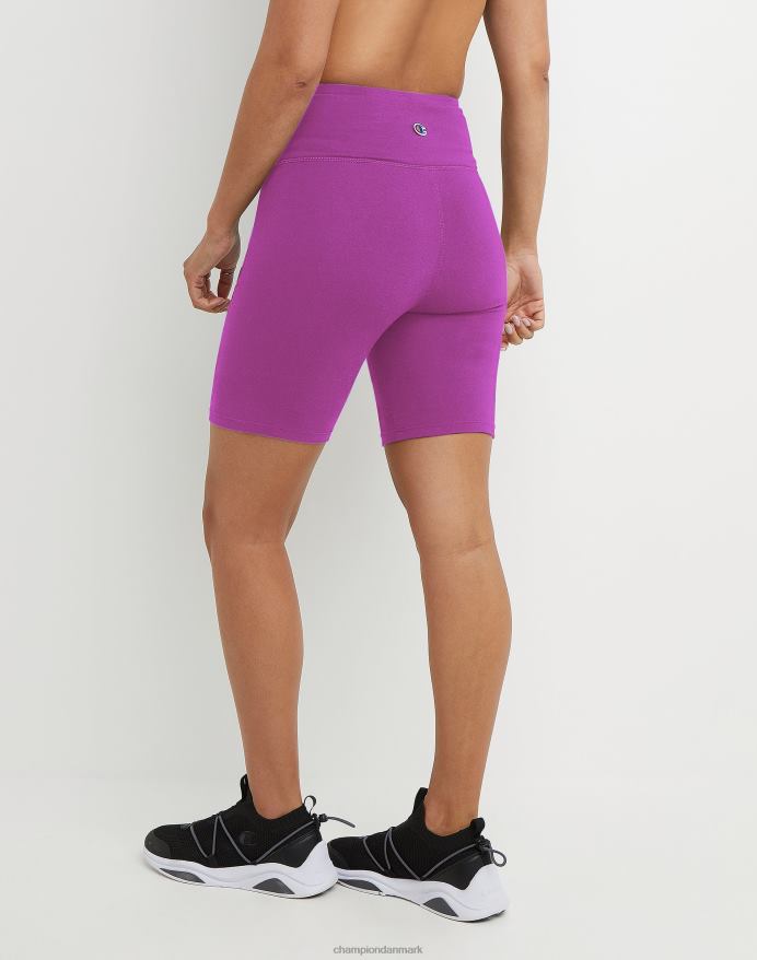 Champion autentiske cykelshorts klassiske script 7 V6J661485 lilla kaktusblomst