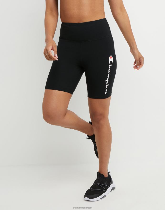 Champion autentiske cykelshorts klassiske script 7 V6J661486 sort