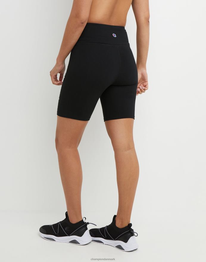 Champion autentiske cykelshorts klassiske script 7 V6J661486 sort