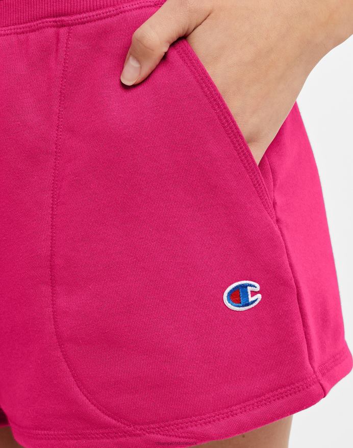 Champion campus franske frottéshorts 2.5 V6J661456 strawberry rouge