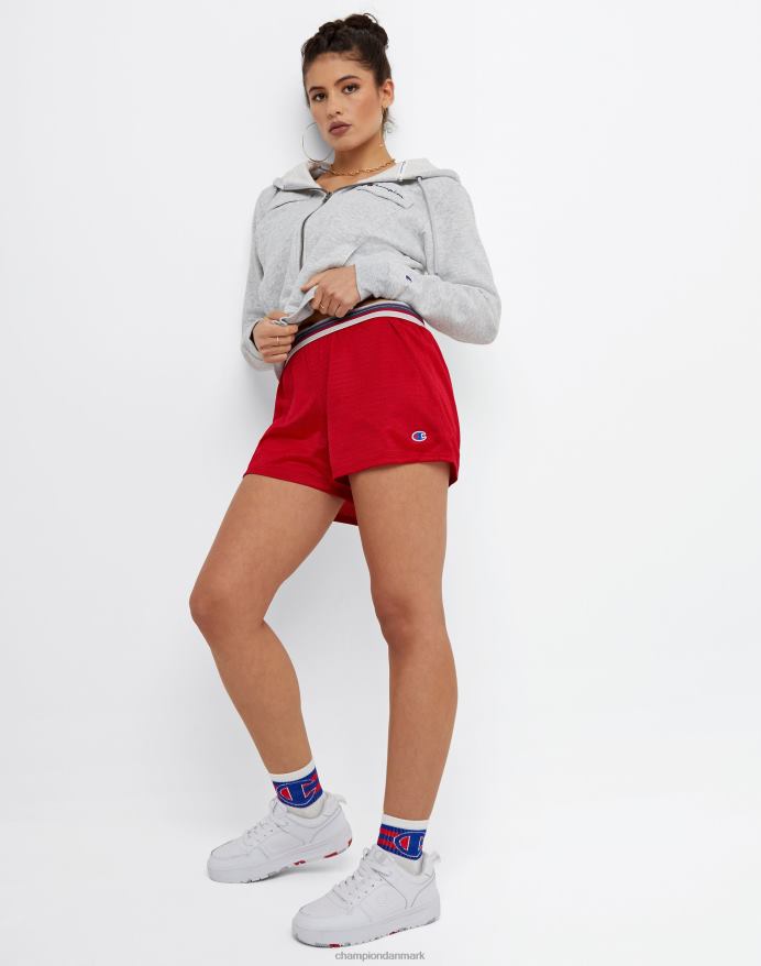 Champion mesh shorts 4 V6J661436 sidelinie rød
