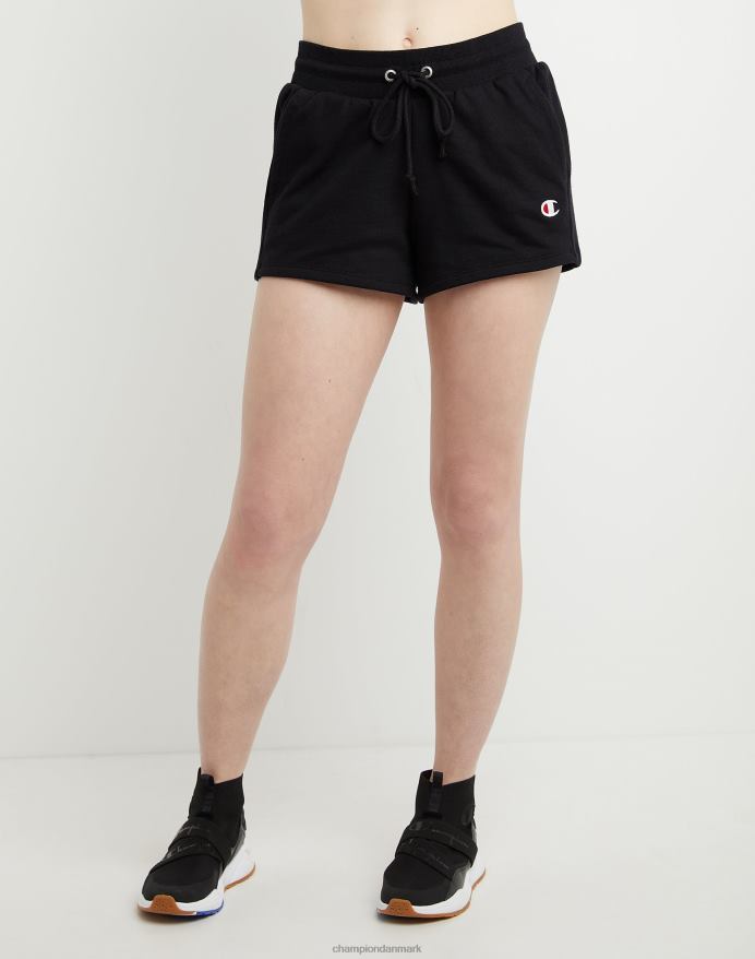 Champion omvendt vævede shorts c logo 3 V6J661508 sort