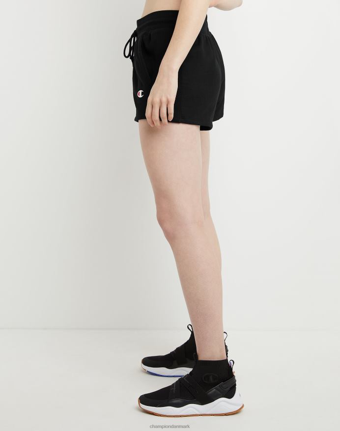 Champion omvendt vævede shorts c logo 3 V6J661508 sort