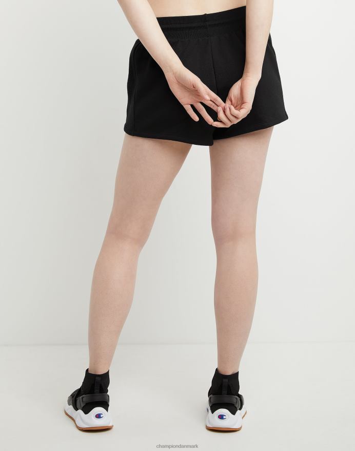 Champion omvendt vævede shorts c logo 3 V6J661508 sort