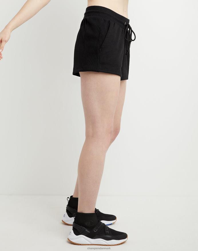Champion omvendt vævede shorts c logo 3 V6J661508 sort