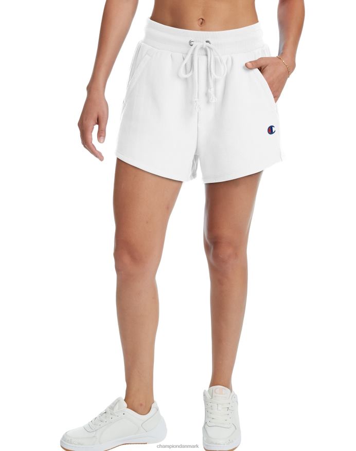 Champion omvendt vævede shorts c logo 3 V6J661509 hvid