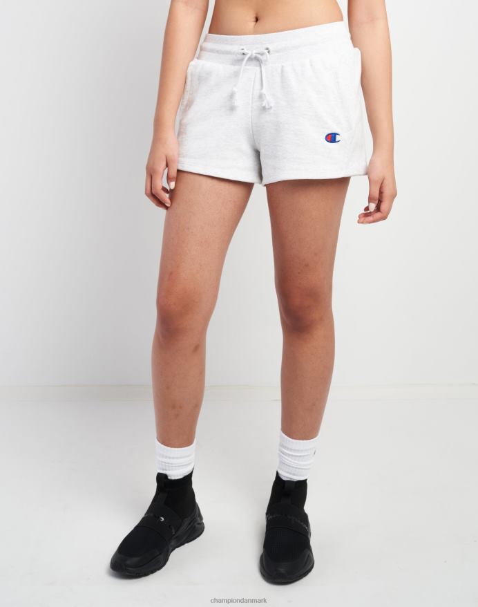 Champion omvendt vævede shorts c logo 3 V6J661510 sølvgrå