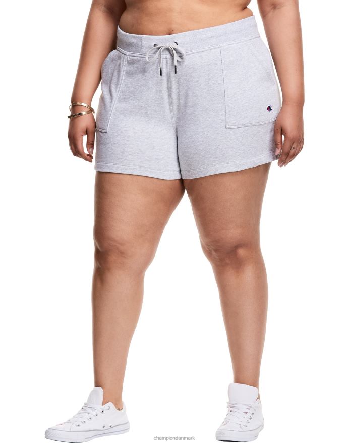 Champion plus campus franske frottéshorts 3 V6J661517 oxford grå