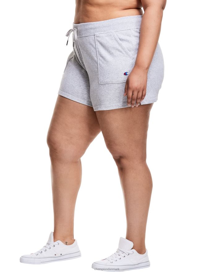 Champion plus campus franske frottéshorts 3 V6J661517 oxford grå