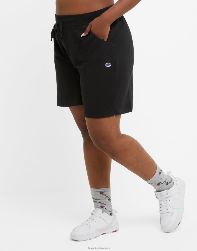 Champion plus hverdags bomuldsshorts 7,5 V6J661539 sort