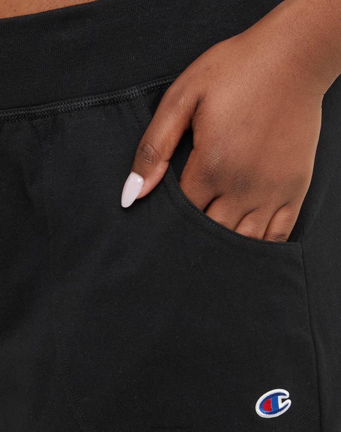 Champion plus hverdags bomuldsshorts 7,5 V6J661539 sort