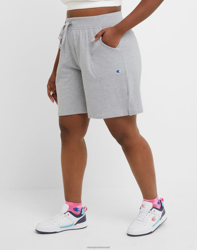 Champion plus hverdags bomuldsshorts 7,5 V6J661541 oxford grå lyng