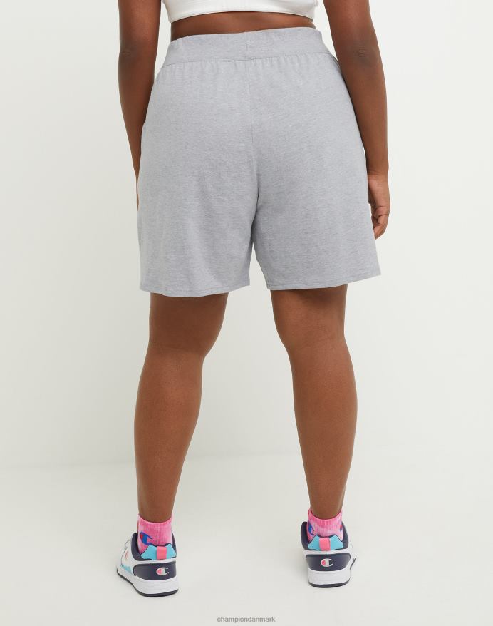 Champion plus hverdags bomuldsshorts 7,5 V6J661541 oxford grå lyng