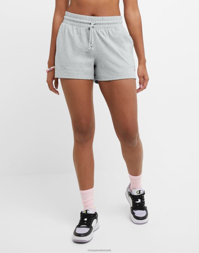 Champion shorts c logo 3 V6J661487 oxford grå