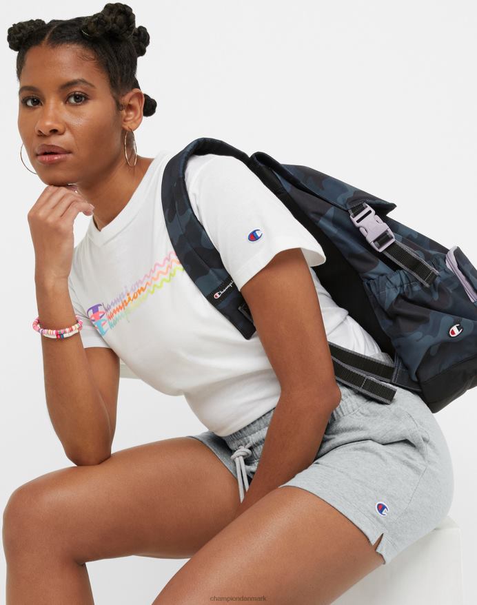 Champion shorts c logo 3 V6J661487 oxford grå