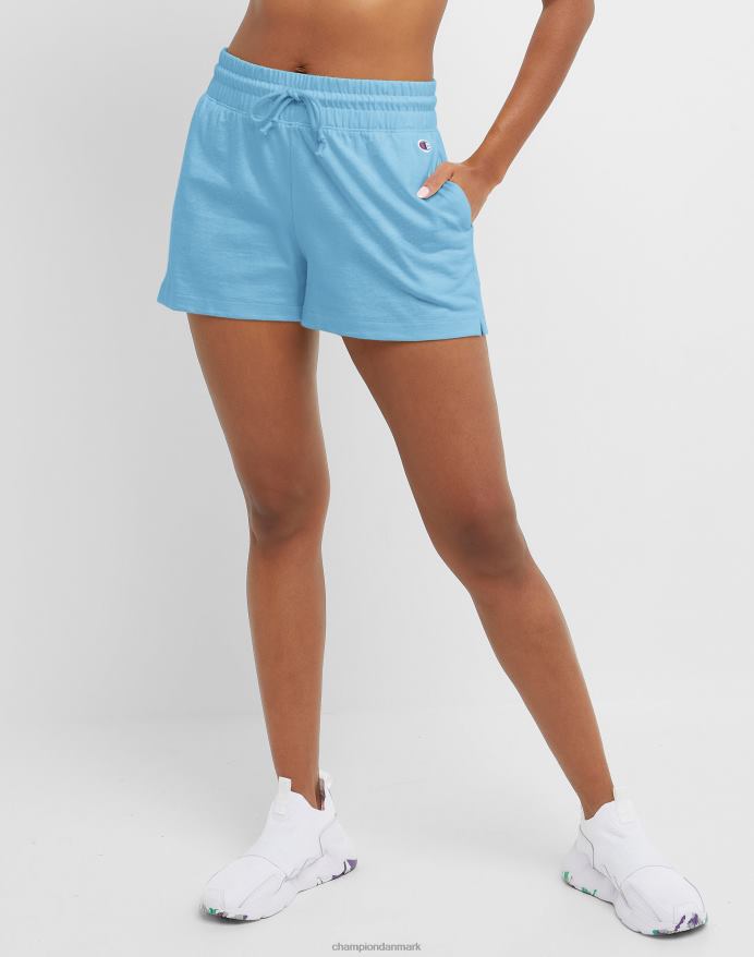 Champion shorts c logo 3 V6J661488 lys himmelblå lyng