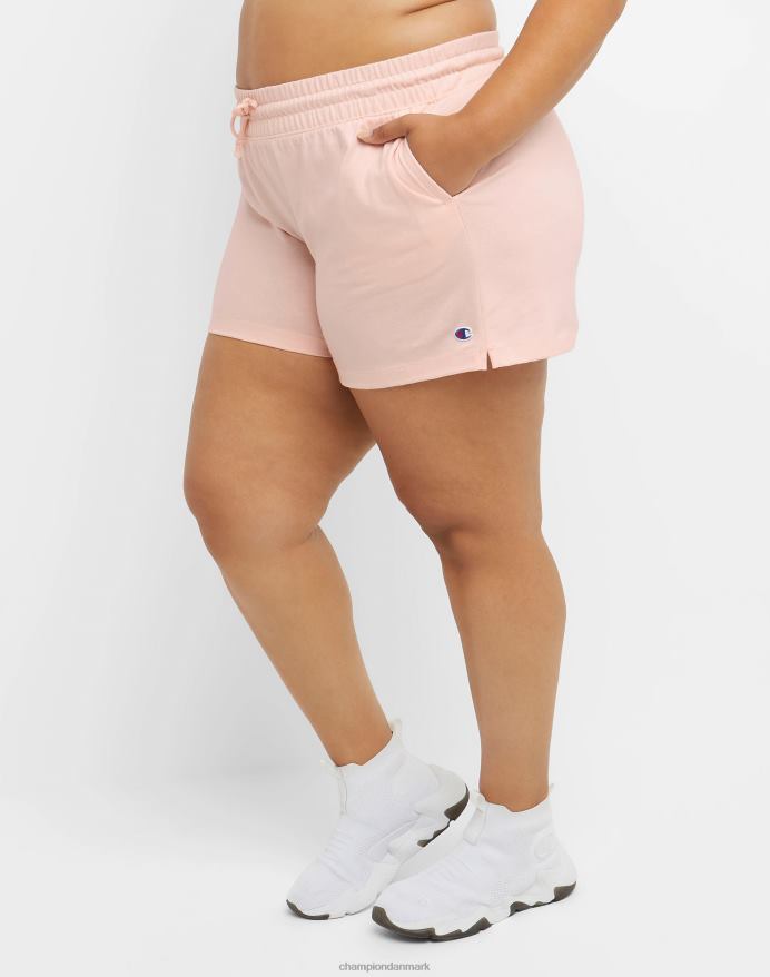 Champion t-shirt shorts c logo 5 (plus size) V6J661439 bleg blush pink
