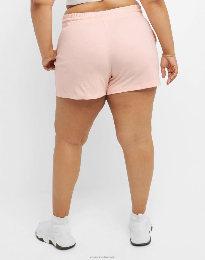 Champion t-shirt shorts c logo 5 (plus size) V6J661439 bleg blush pink