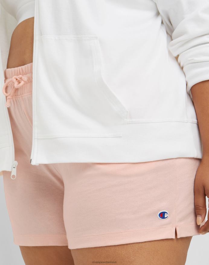 Champion t-shirt shorts c logo 5 (plus size) V6J661439 bleg blush pink