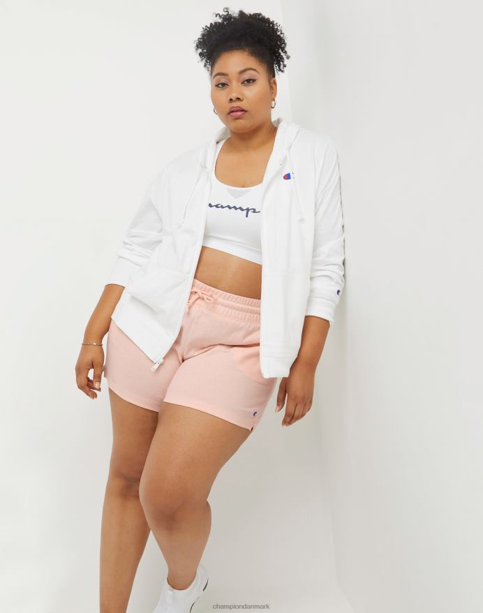 Champion t-shirt shorts c logo 5 (plus size) V6J661439 bleg blush pink