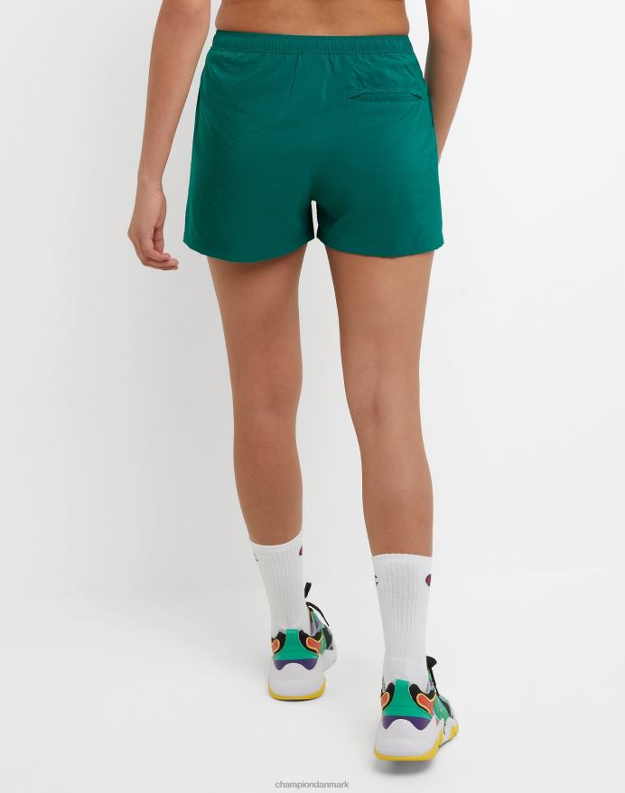 Champion vævede gymnastikshorts klassisk script 2.5 V6J661444 everglade grøn
