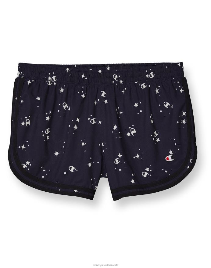 Champion varsity shorts print 3.5 V6J661472 c stjernerne sorte