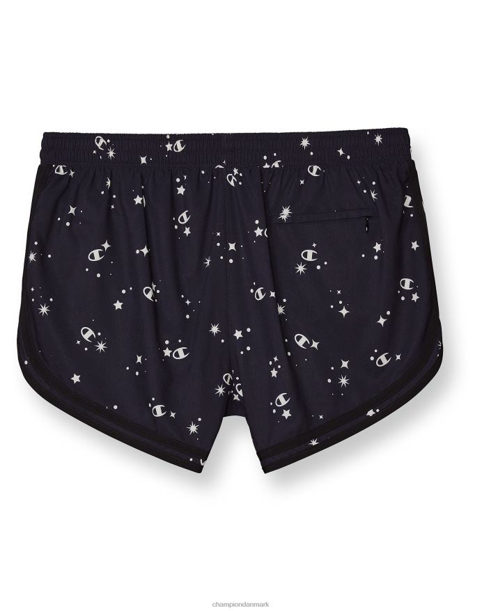 Champion varsity shorts print 3.5 V6J661472 c stjernerne sorte