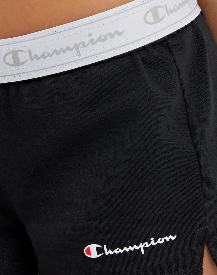 Champion øveshorts klassisk script 3.5 V6J661478 sort