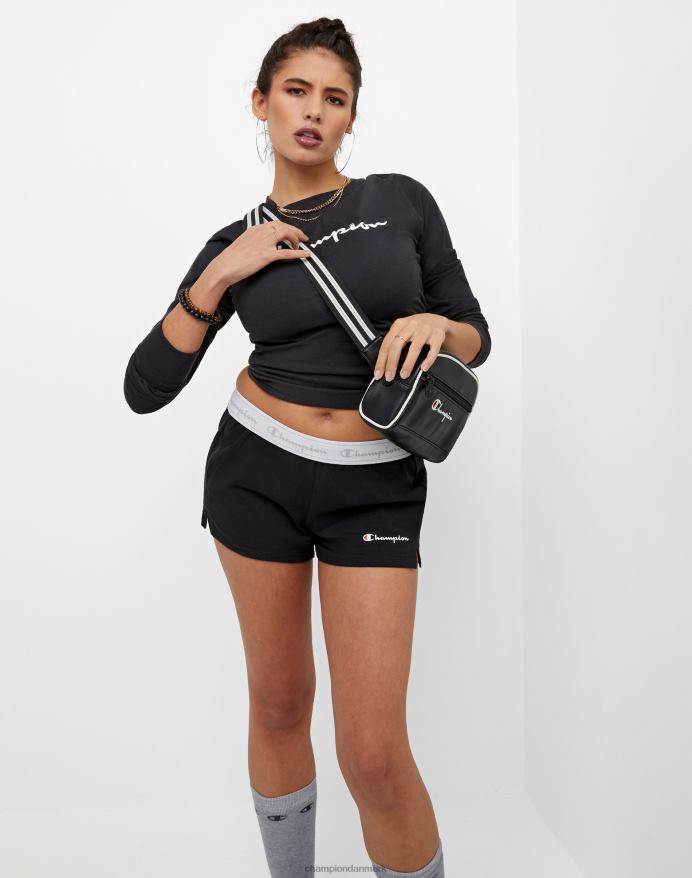 Champion øveshorts klassisk script 3.5 V6J661478 sort