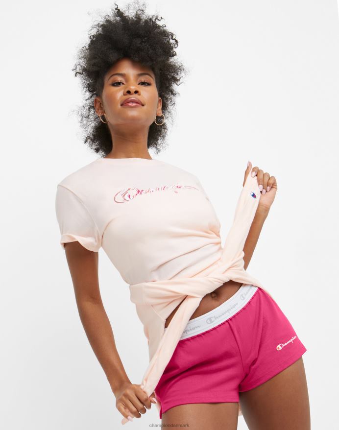 Champion øveshorts klassisk script 3.5 V6J661480 strawberry rouge