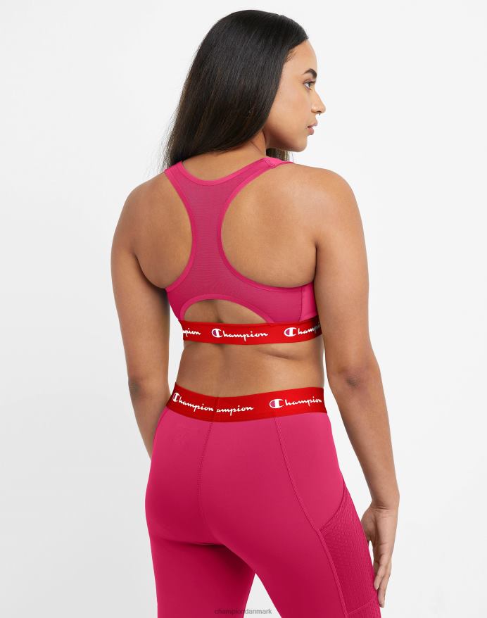 Champion absolut eco sport bh c script V6J661203 strawberry rouge