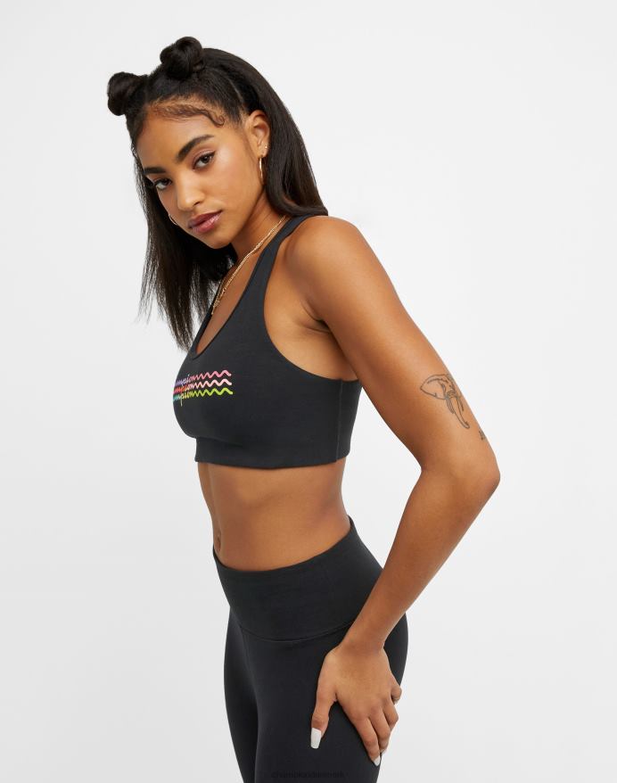 Champion autentisk sports-bh ombre waves V6J661199 sort