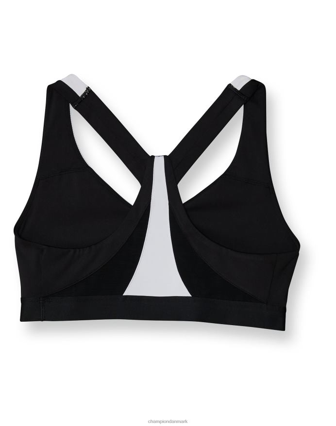 Champion den absolutte form v-hals sports bh V6J661269 sort hvid