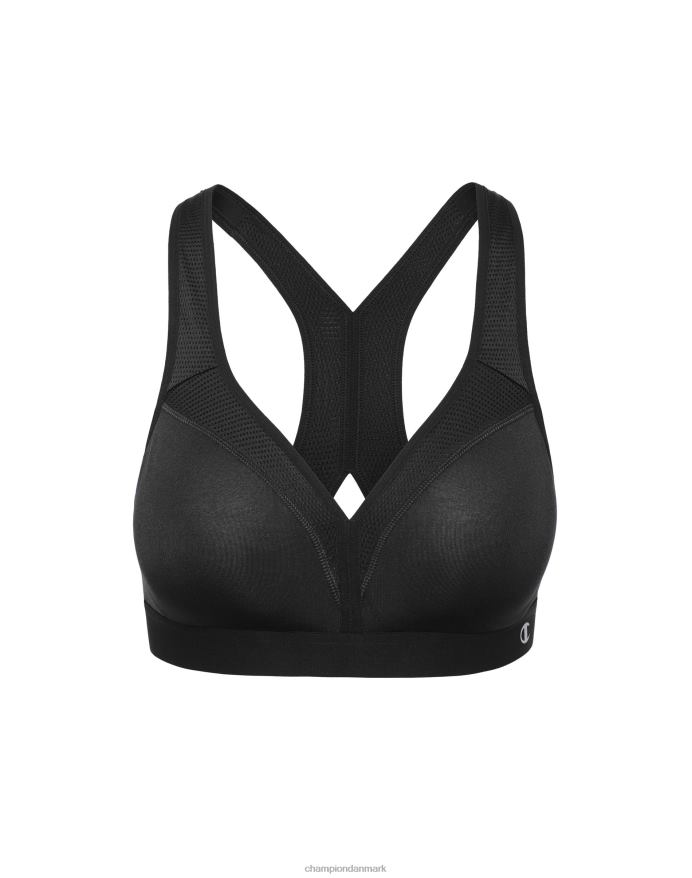Champion det kurvede sports-bh c-logo V6J661253 sort