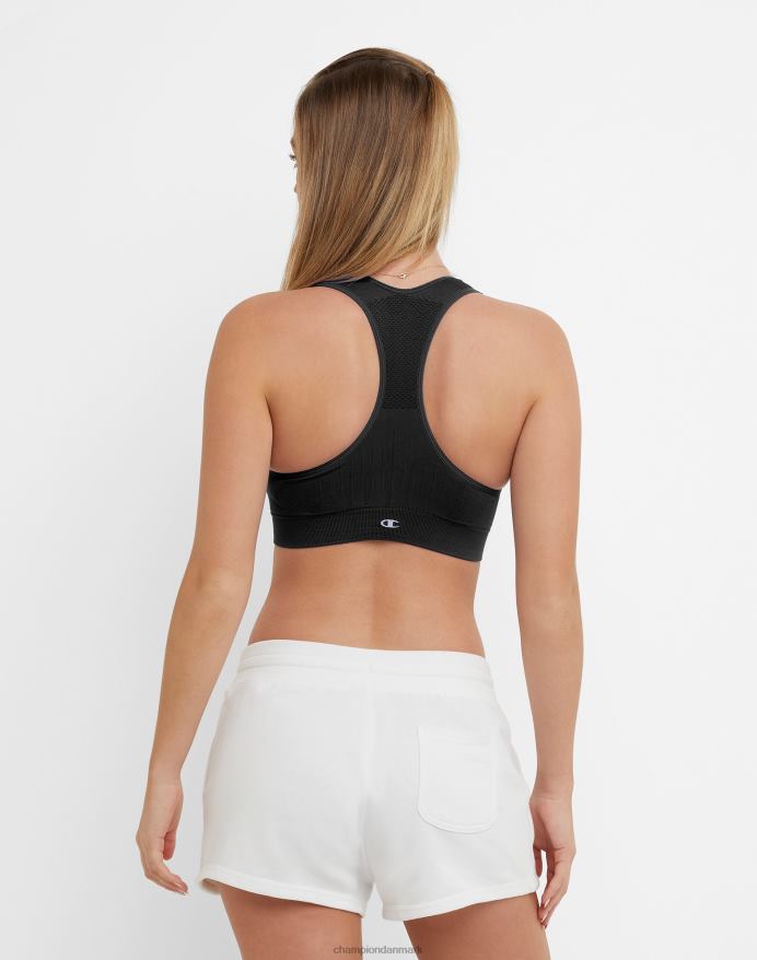 Champion infinity racerback sports-bh strikket c-logo V6J661204 sort