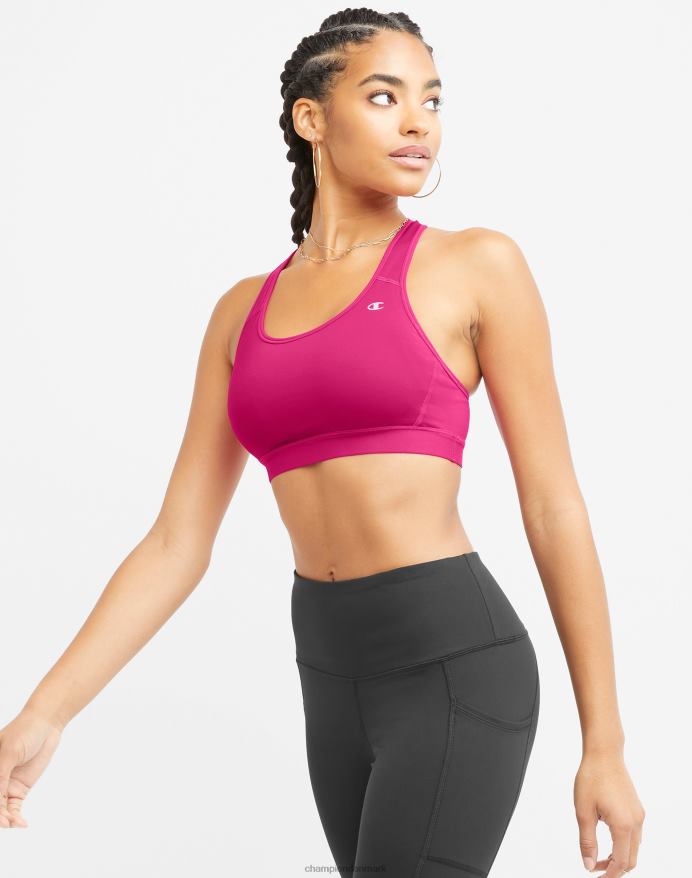 Champion kompression sports bh reflekterende c logo V6J661182 fantastisk fuchsia