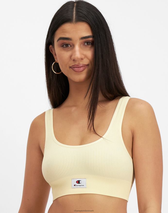 Champion sømløs ribbet scoop top V6J661178 fraiche
