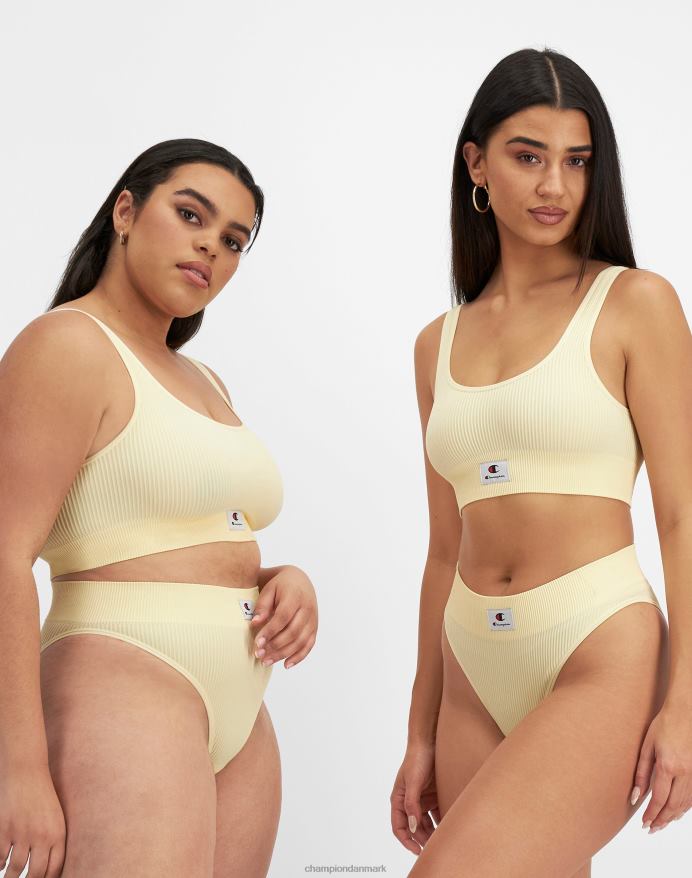 Champion sømløs ribbet scoop top V6J661178 fraiche