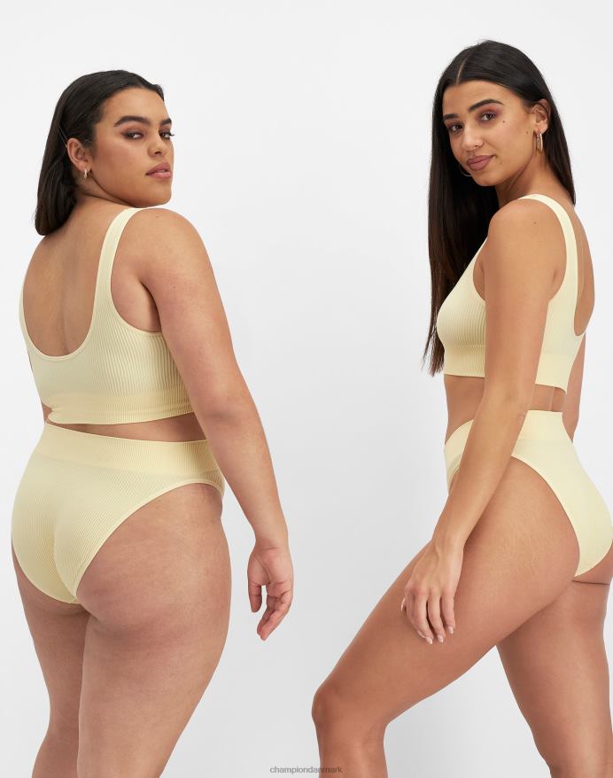 Champion sømløs ribbet scoop top V6J661178 fraiche