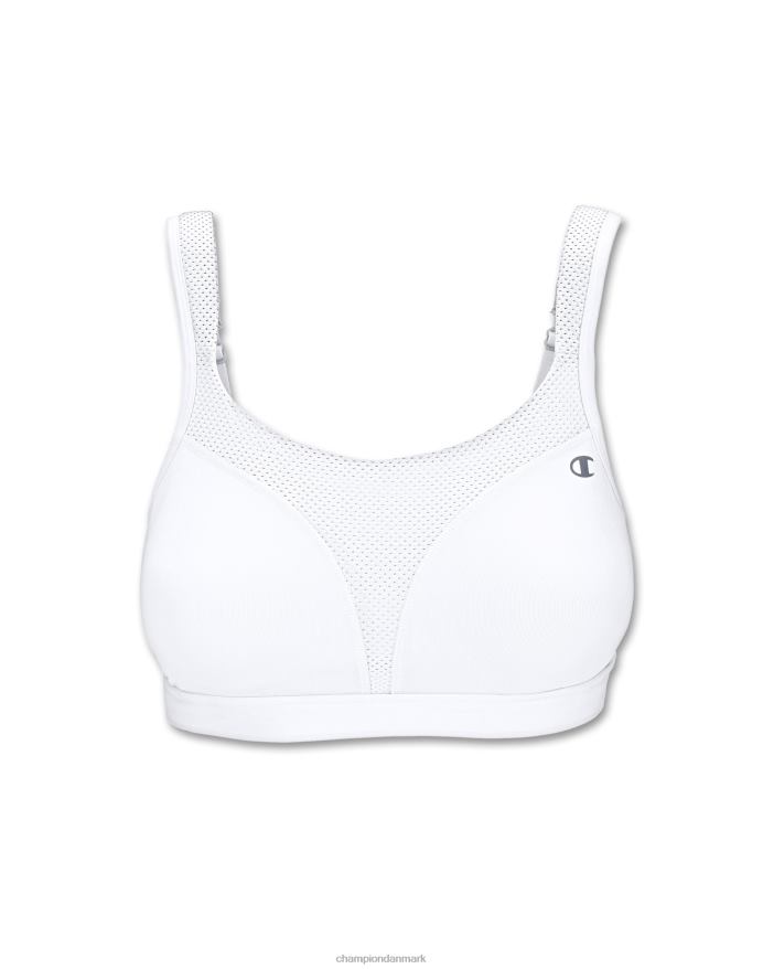Champion spot comfort fuld støtte bh c logo V6J661187 hvid