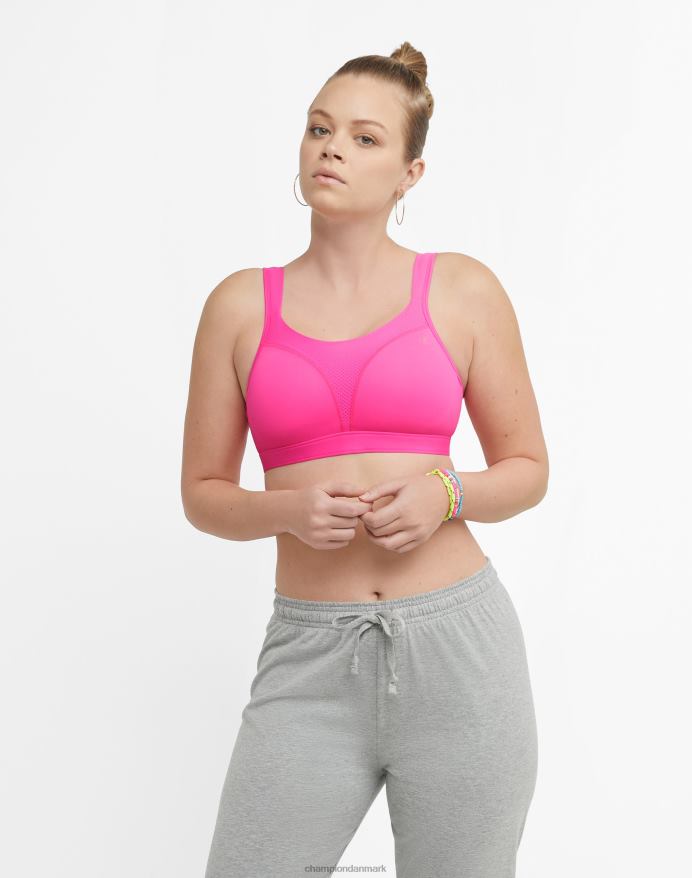 Champion spot comfort fuld støtte bh c logo V6J661189 pinksicle